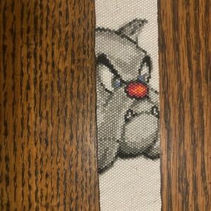 Bulldog Beaded Bracelet